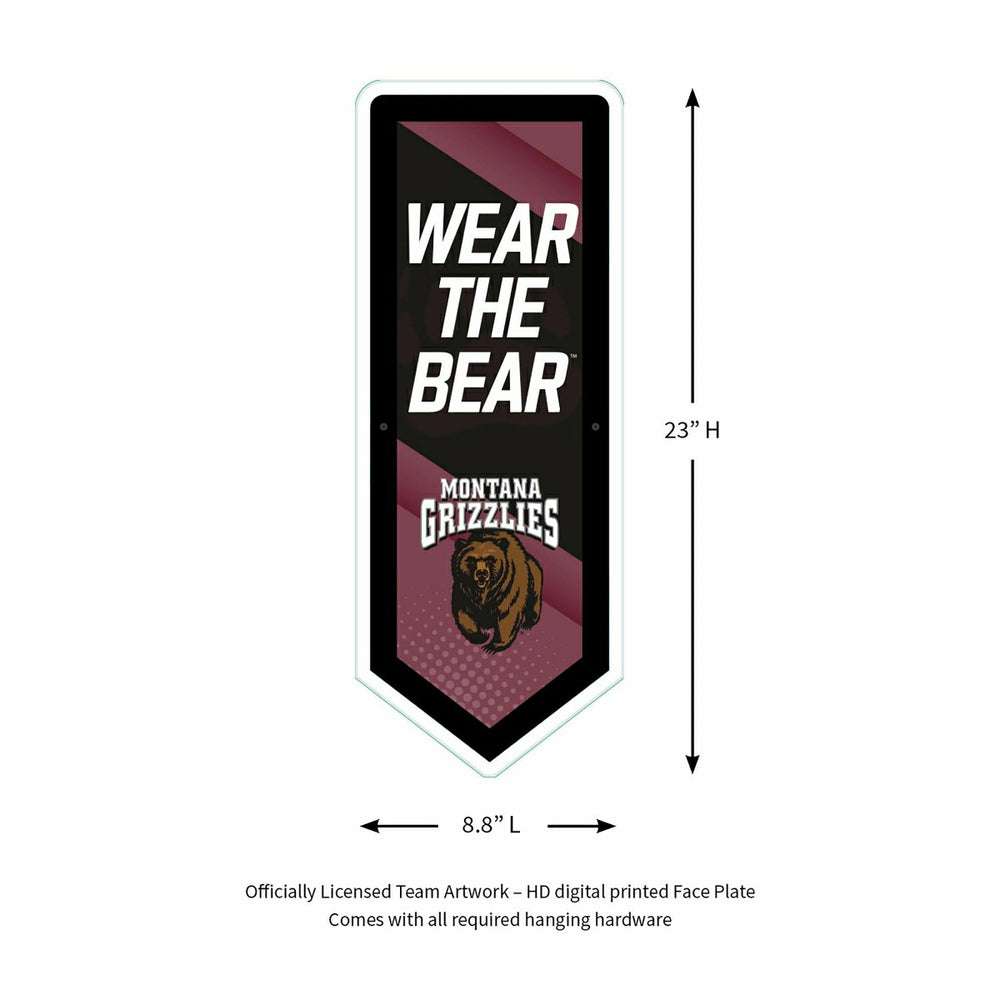 LED Wall Decor, Pennant, University of Montana, Collegiate, Home
