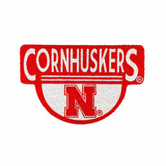NCAA Team Shaped Coir Door Mat, Nebraska Cornhuskers, Collegiate