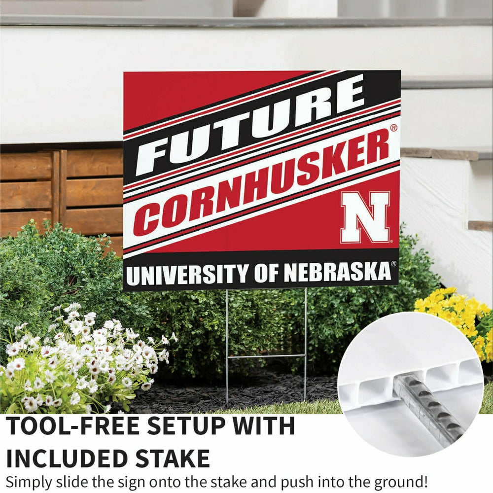 University of Nebraska Coroplast Yard Sign, Future Student, Collegiate, Home