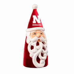 University of Nebraska Santa LED Statuary, 8", Collegiate, Home