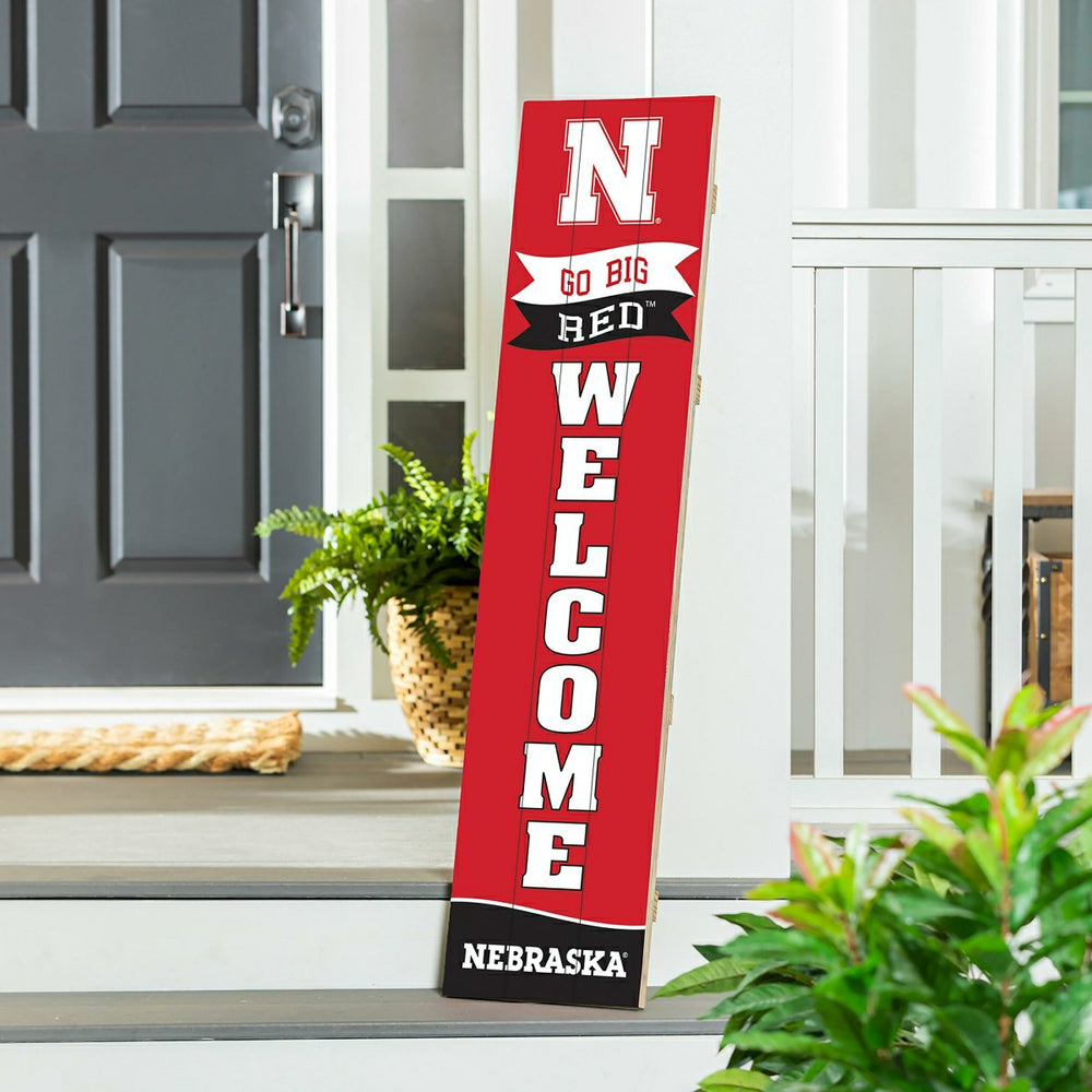 University of Nebraska Large Single Sided Leaner, 46", Collegiate, Home