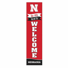 University of Nebraska Large Single Sided Leaner, 46", Collegiate, Home