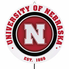 University of Nebraska, Metal Lite, Round, Collegiate