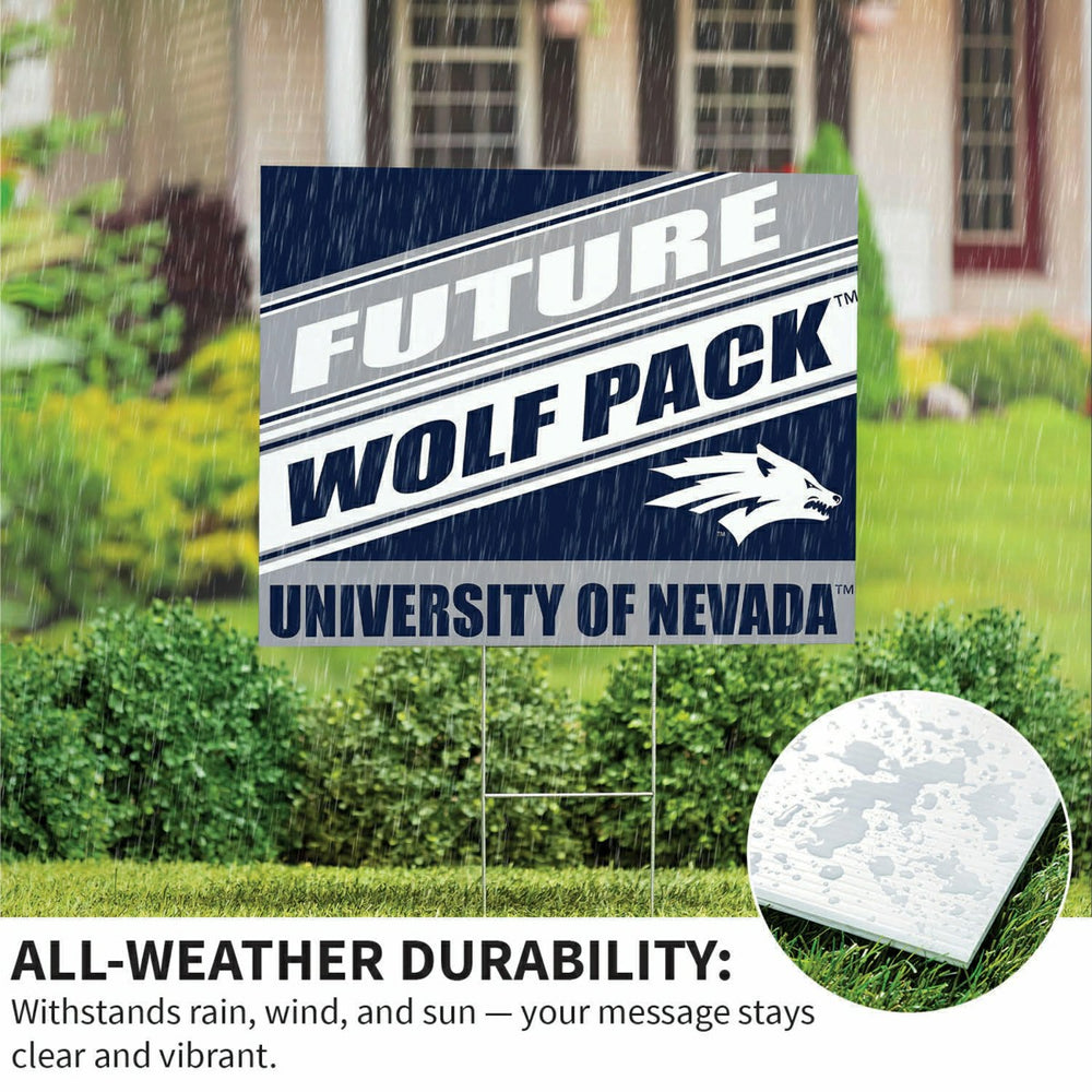 University of Nevada Coroplast Yard Sign, Future Student, Collegiate, Home