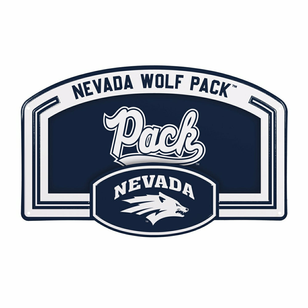 University of Nevada USA Embossed Steel Wall Sign, 11" x 17", Collegiate, Home