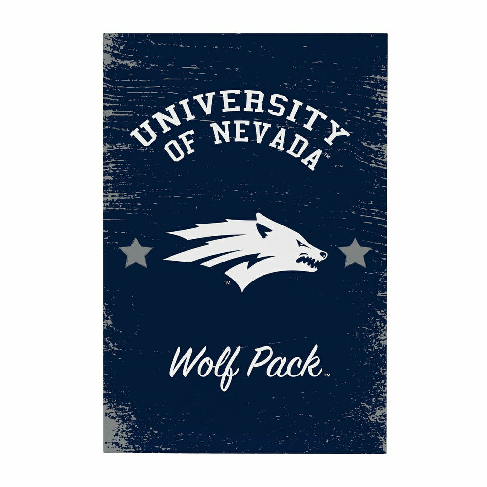 University of Nevada Wood Wall Sign, 16x24, Collegiate, Home