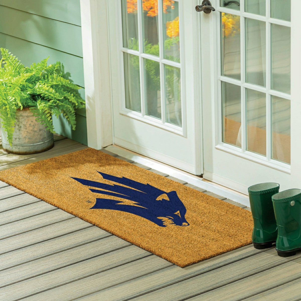 University of Nevada Extra Large Full Color Coir Mat, 60"x24", Collegiate