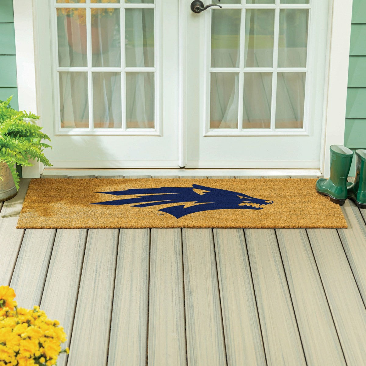 University of Nevada Extra Large Full Color Coir Mat, 60"x24", Collegiate