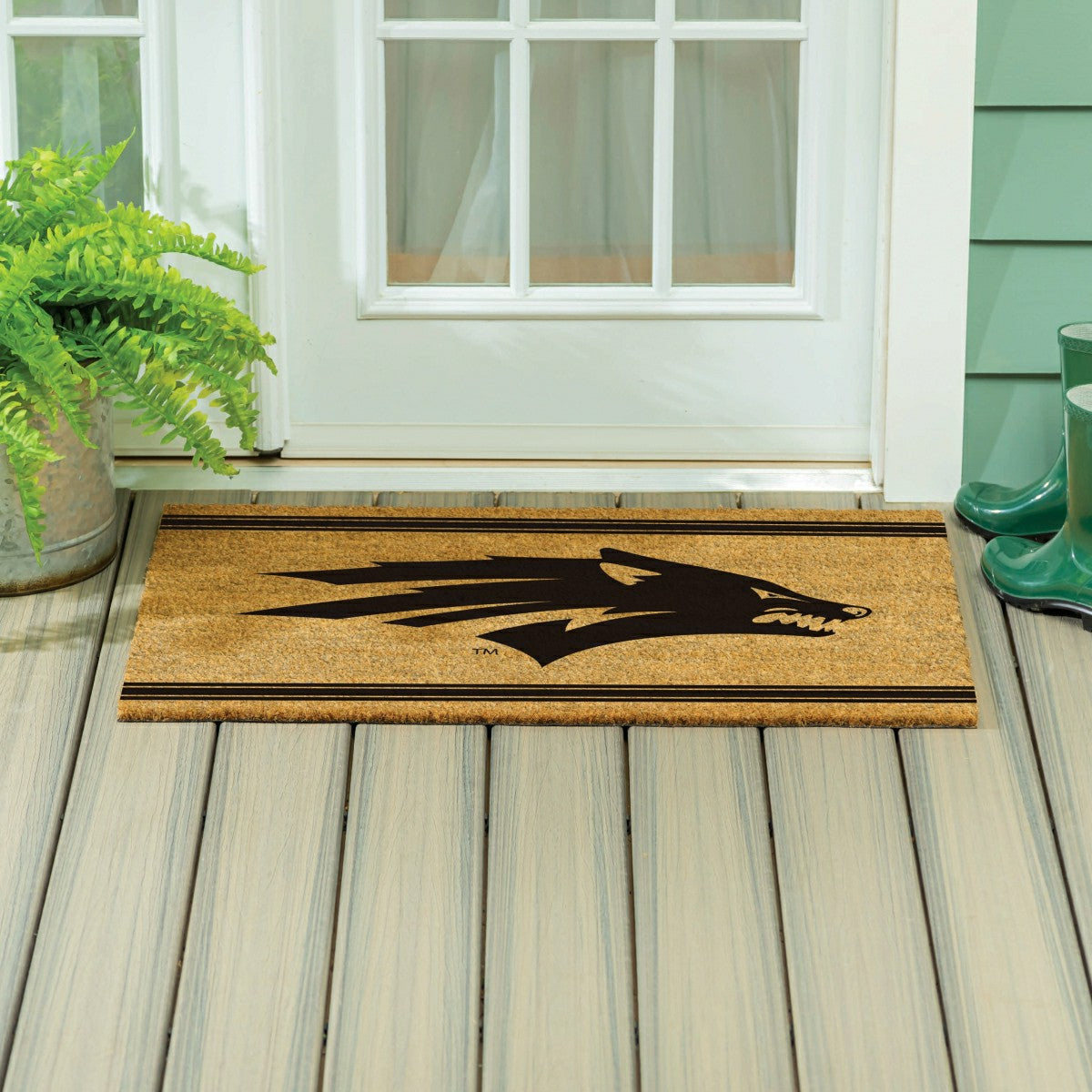 University of Nevada Large One Color Coir Mat, 36"x24", Collegiate