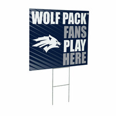 University of Nevada Coroplast Yard Sign "Fans Play Here", Collegiate, Home