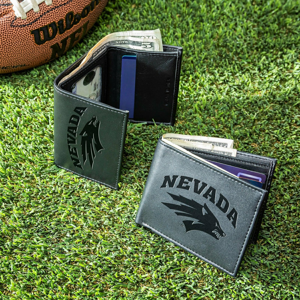 University of Nevada, Reno, Bi-Fold and Tri-Fold Wallet Gift Set, Blac, Collegiate, Home
