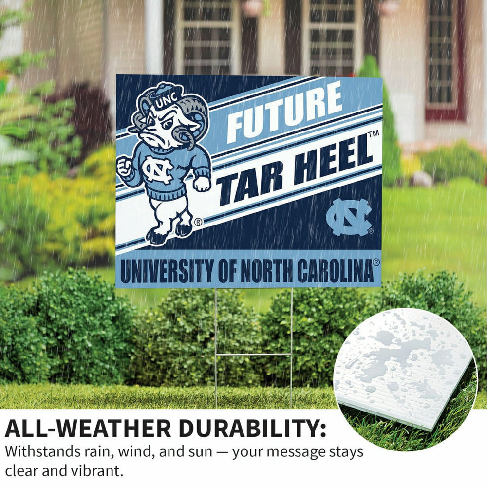 University of North Carolina Coroplast Yard Sign, Future Student, Collegiate, Home