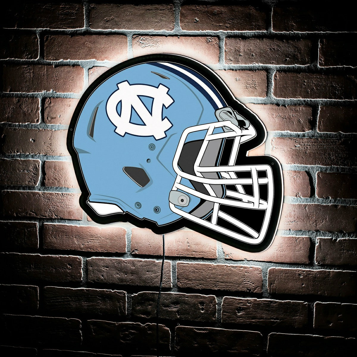 LED Wall Decor, Helmet, University of North Carolina, Collegiate, Home