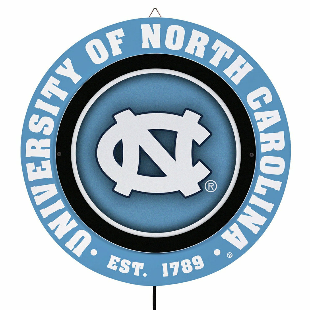 University of North Carolina, Metal Lite, Round, Collegiate