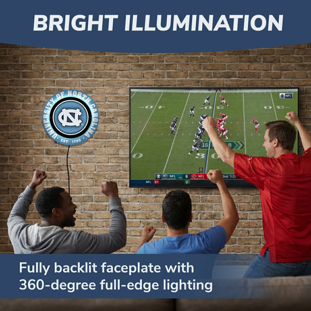 University of North Carolina, Metal Lite, Round, Collegiate