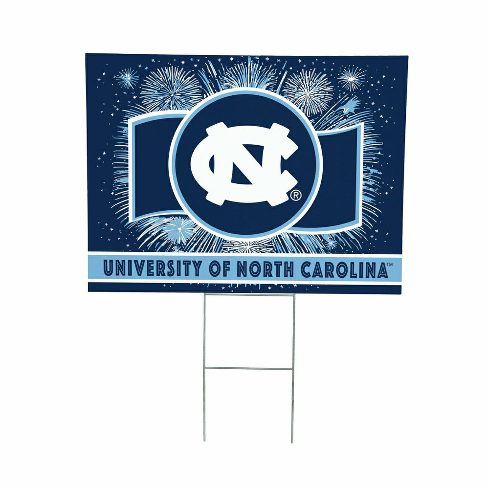 University of North Carolina Yard Sign, Patriotic, Collegiate, Home