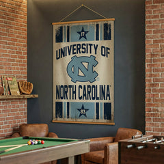 University of North Carolina, Canvas Wall Tapestry, Large, 54x36, Collegiate, Home