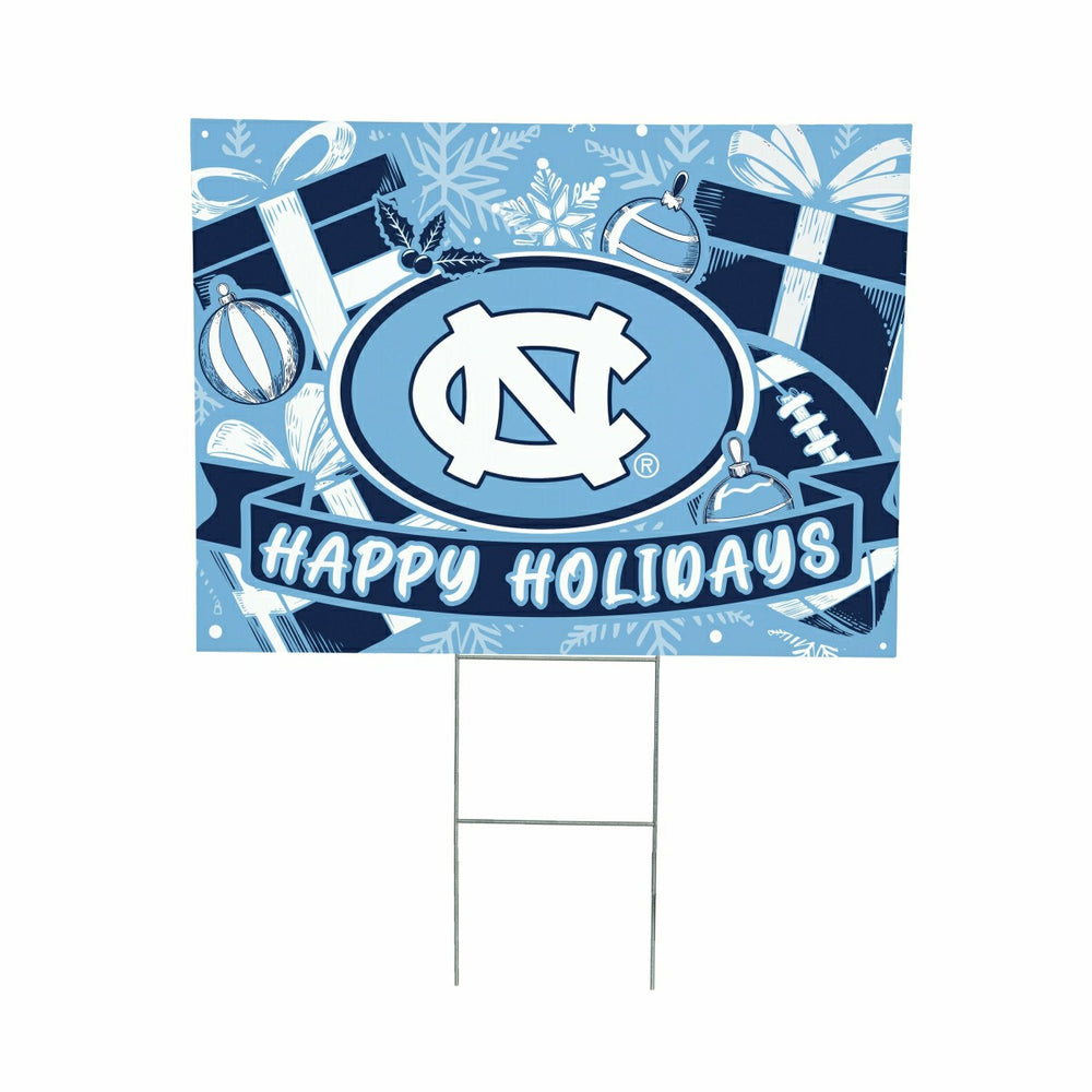 University of North Carolina Yard Sign, Holiday, Collegiate, Home