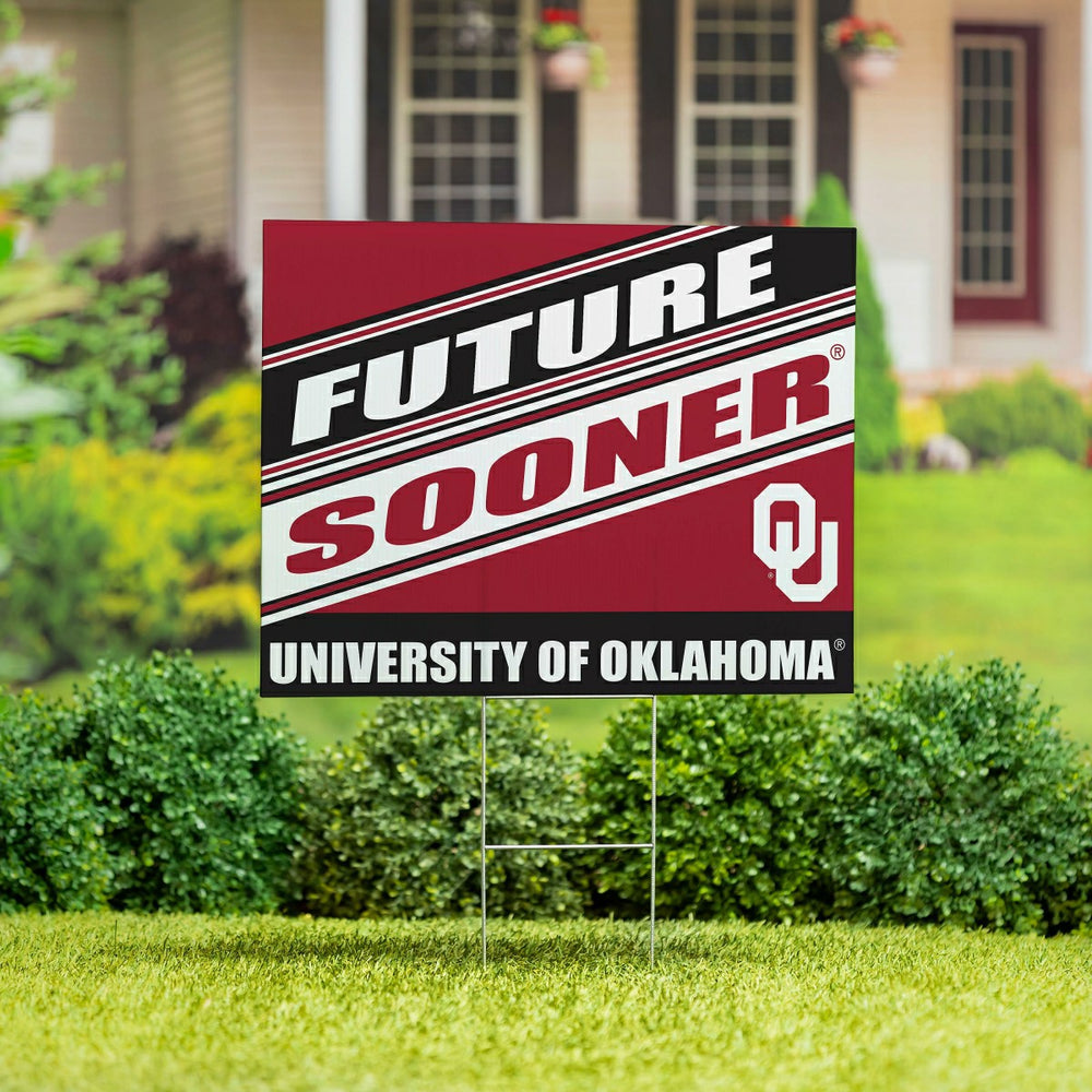 University of Oklahoma Coroplast Yard Sign, Future Student, Collegiate, Home