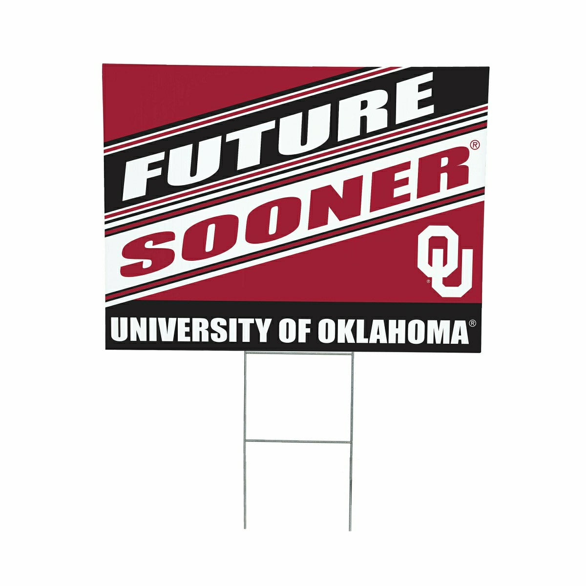 University of Oklahoma Coroplast Yard Sign, Future Student, Collegiate, Home