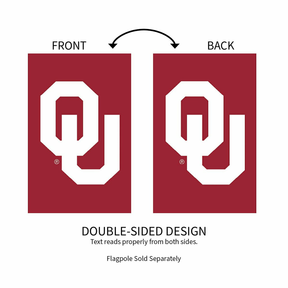 University of Oklahoma Applique House Flag, Collegiate, Home