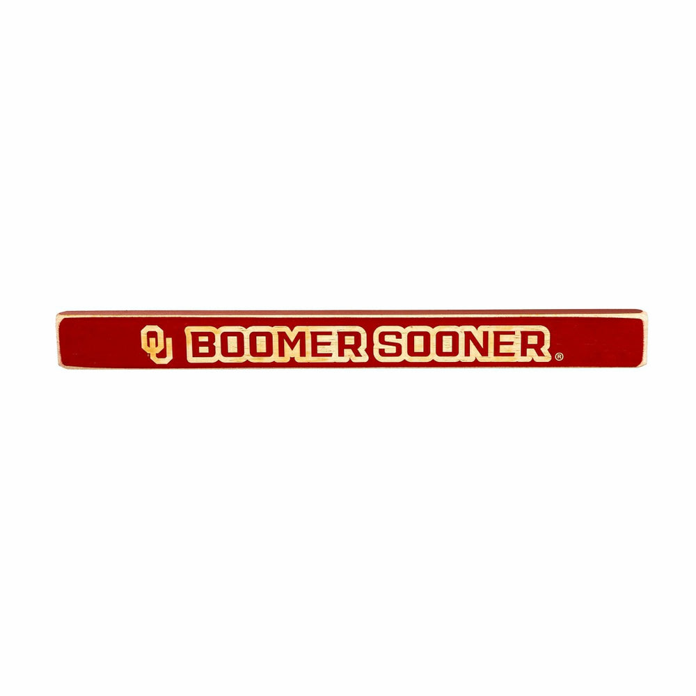 University of Oklahoma Engraved Wood Sign, 1.5" x 18", Collegiate, Home