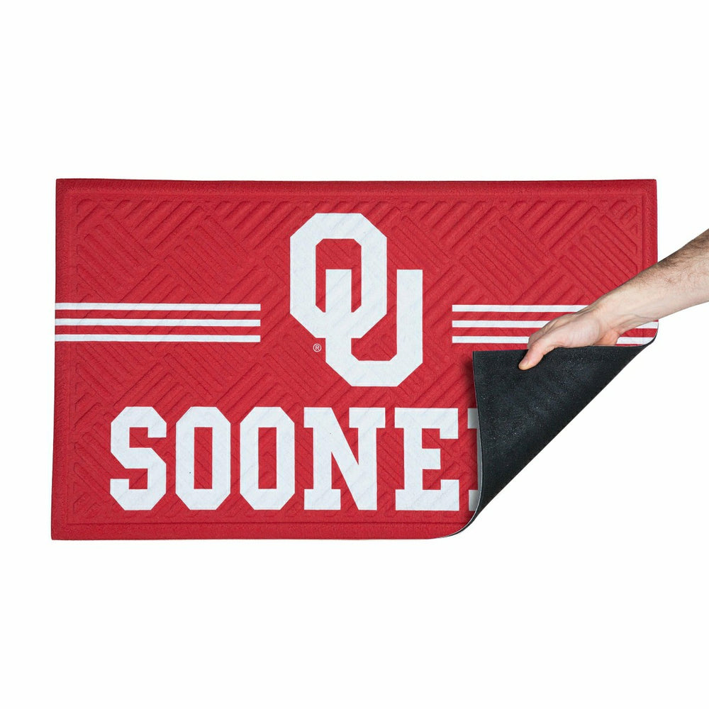 Embossed Mat, Cross Hatch, University of Oklahoma, Collegiate