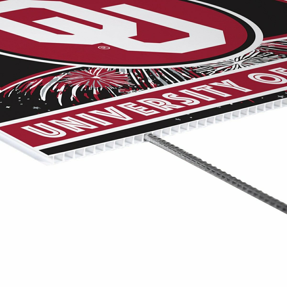 University of Oklahoma Yard Sign, Patriotic, Collegiate, Home