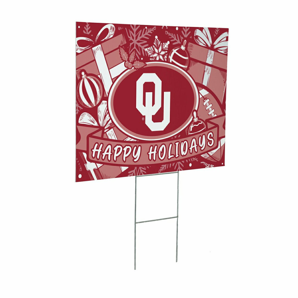 University of Oklahoma Yard Sign, Holiday, Collegiate, Home