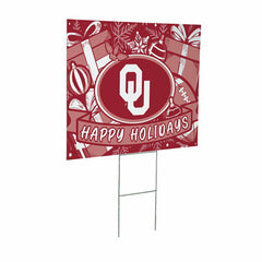 University of Oklahoma Yard Sign, Holiday, Collegiate, Home