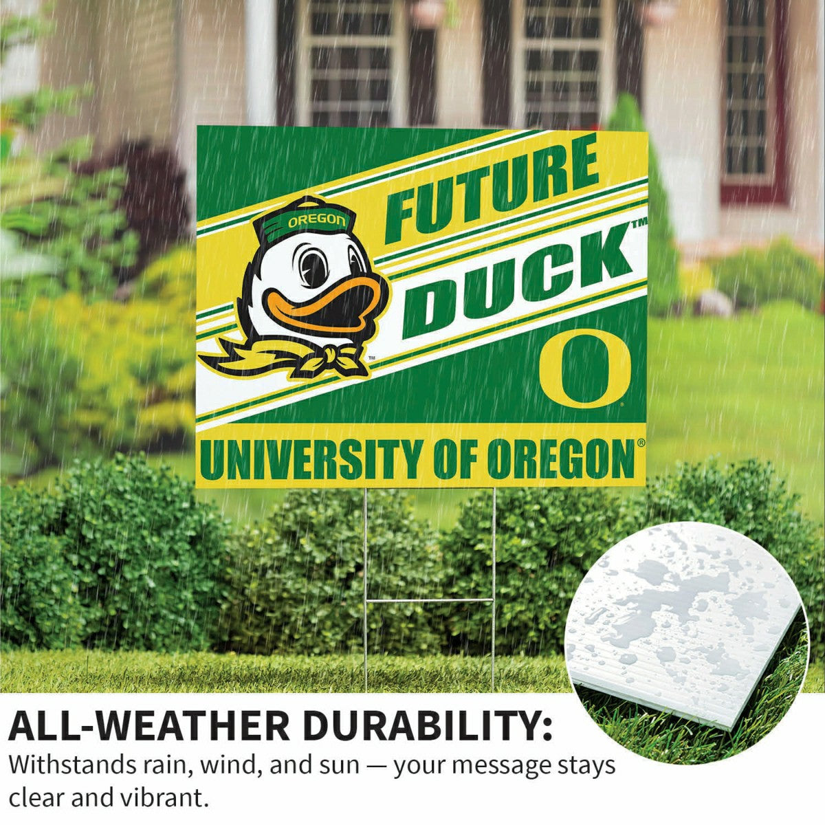 University of Oregon Coroplast Yard Sign, Future Student, Collegiate, Home