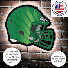 LED Wall Decor, Helmet, University of Oregon, Collegiate, Home