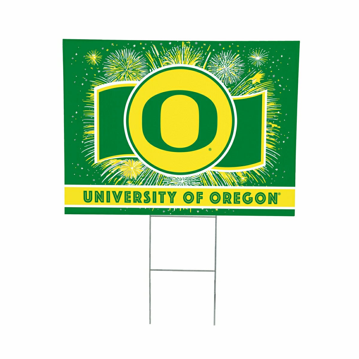 University of Oregon Yard Sign, Patriotic, Collegiate, Home