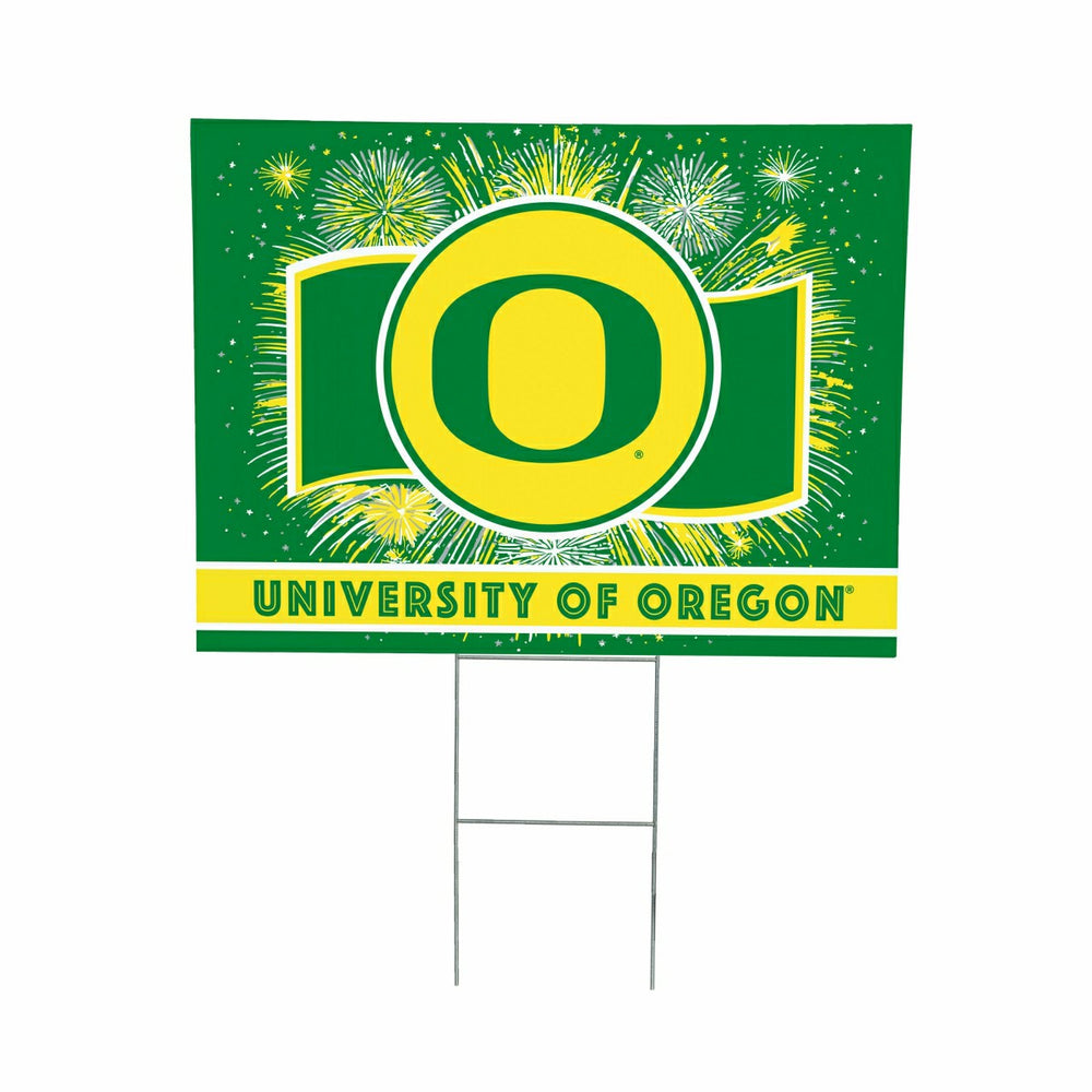 University of Oregon Yard Sign, Patriotic, Collegiate, Home