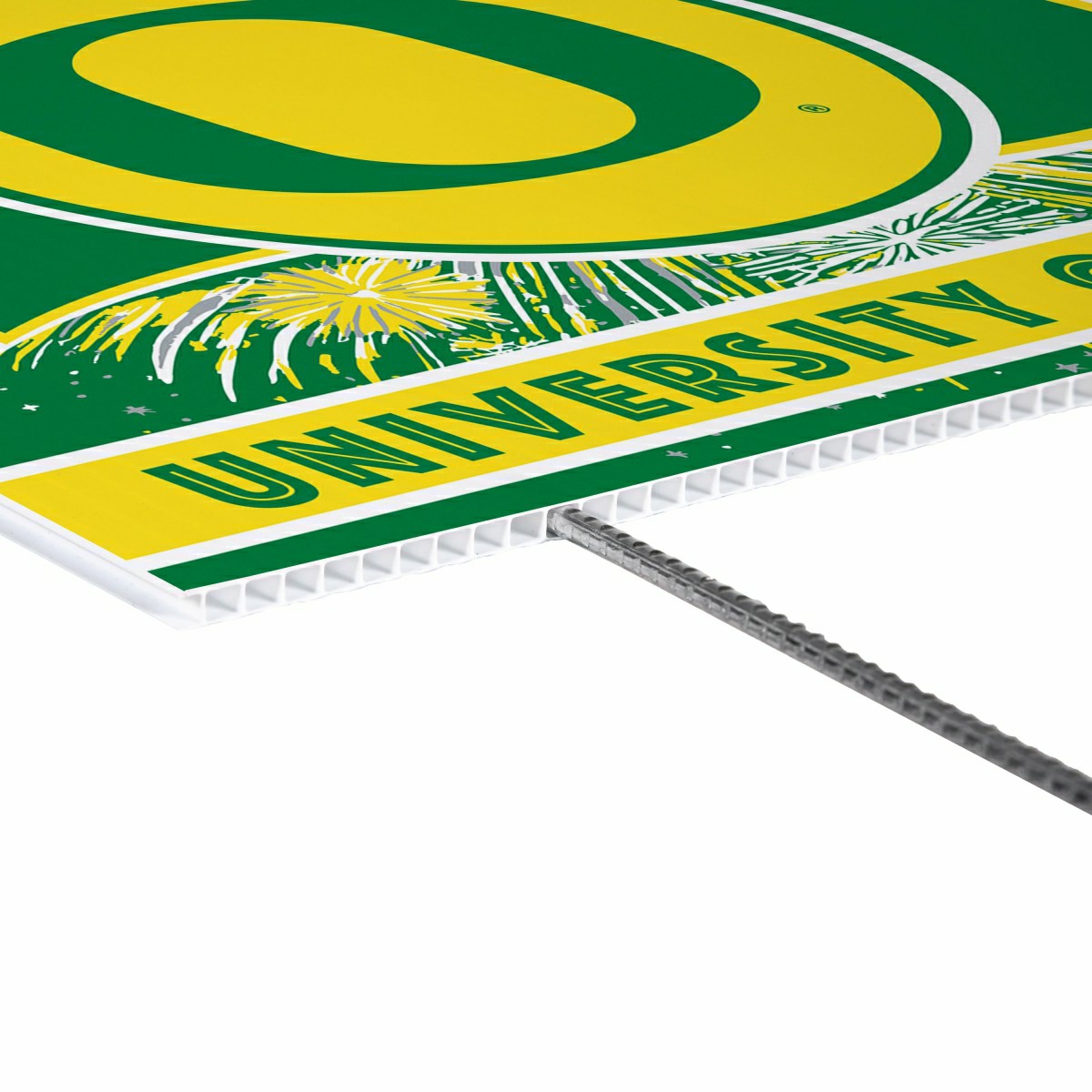 University of Oregon Yard Sign, Patriotic, Collegiate, Home