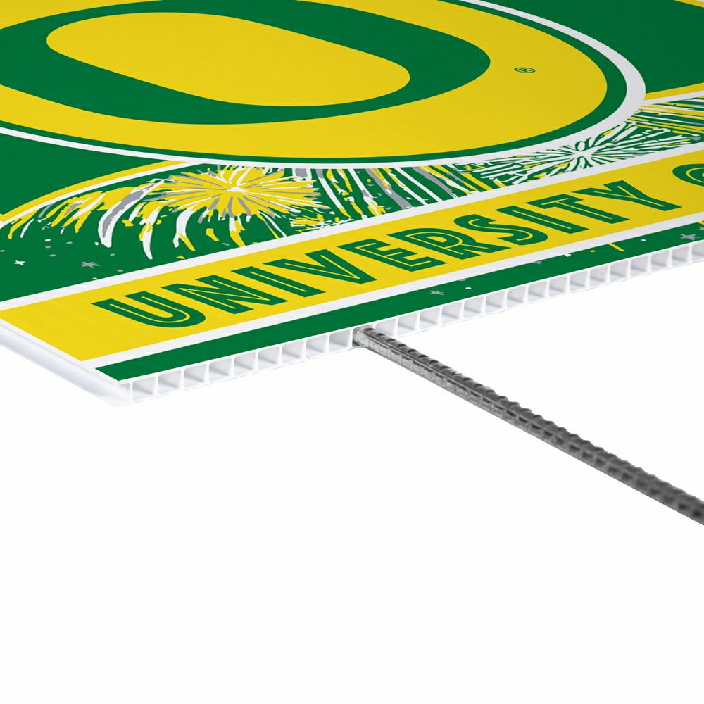 University of Oregon Yard Sign, Patriotic, Collegiate, Home