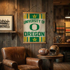 University of Oregon, Canvas Wall Tapestry, Medium, 36x24, Collegiate, Home