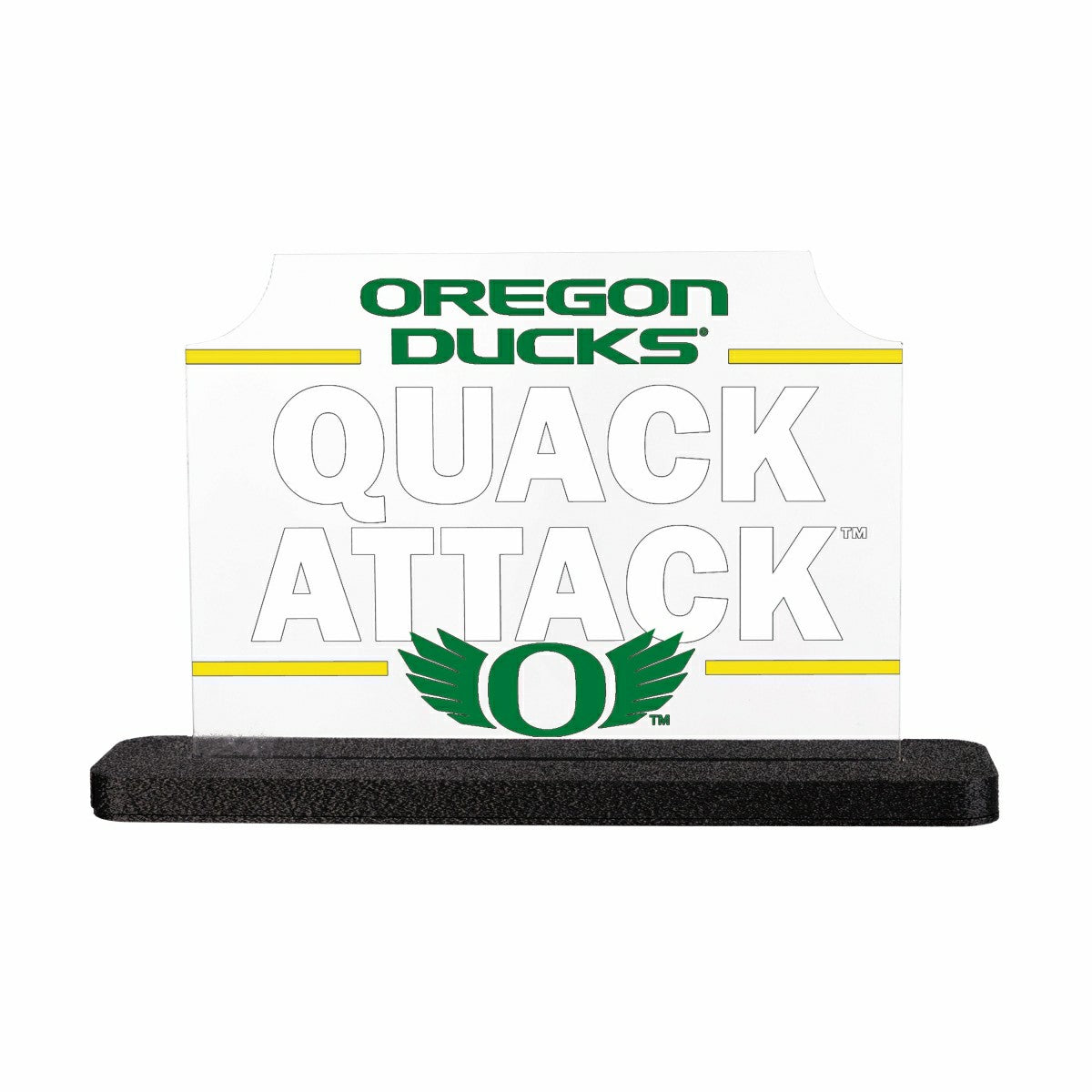 University of Oregon College Rectangle Desklite LED Décor, Collegiate, Home