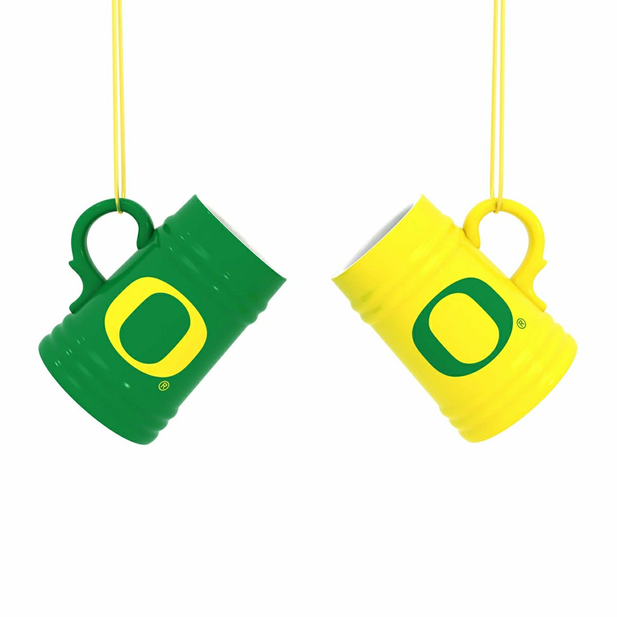 University of Oregon Ceramic Mini Stein, 3oz, set of 2, Collegiate, Home