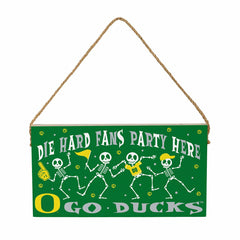 University of Oregon Halloween Wood Wall Sign, 6x11, Collegiate, Home
