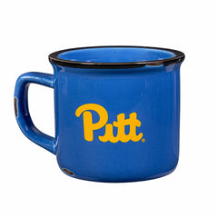 University of Pittsburgh Ceramic Camp Cup with Enamel Finish, 14oz, Collegiate, Home