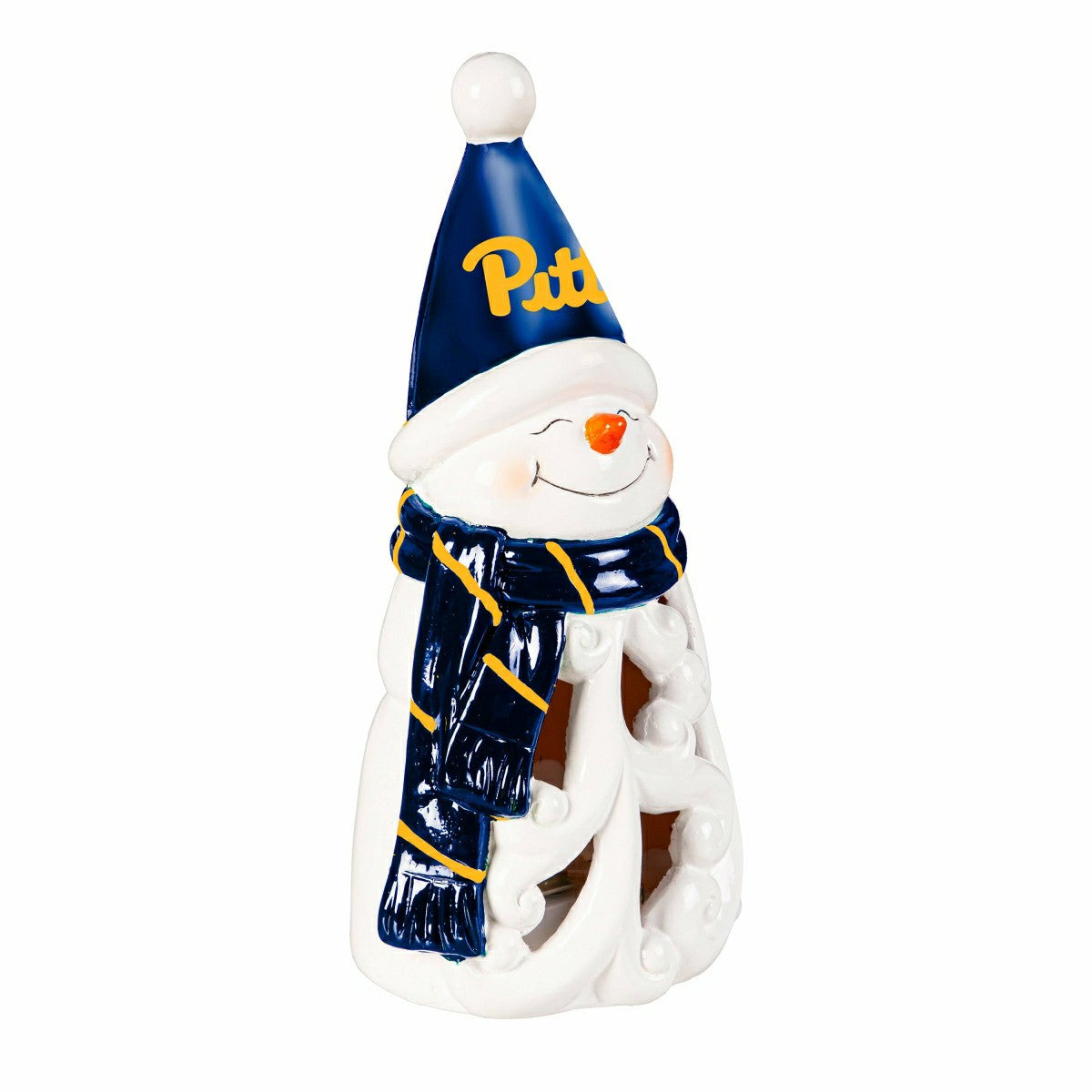 University of Pittsburgh Snowman LED Statuary, 8", Collegiate, Home
