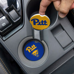 University of Pittsburgh Car Coaster Set, 2pc, Collegiate, Home