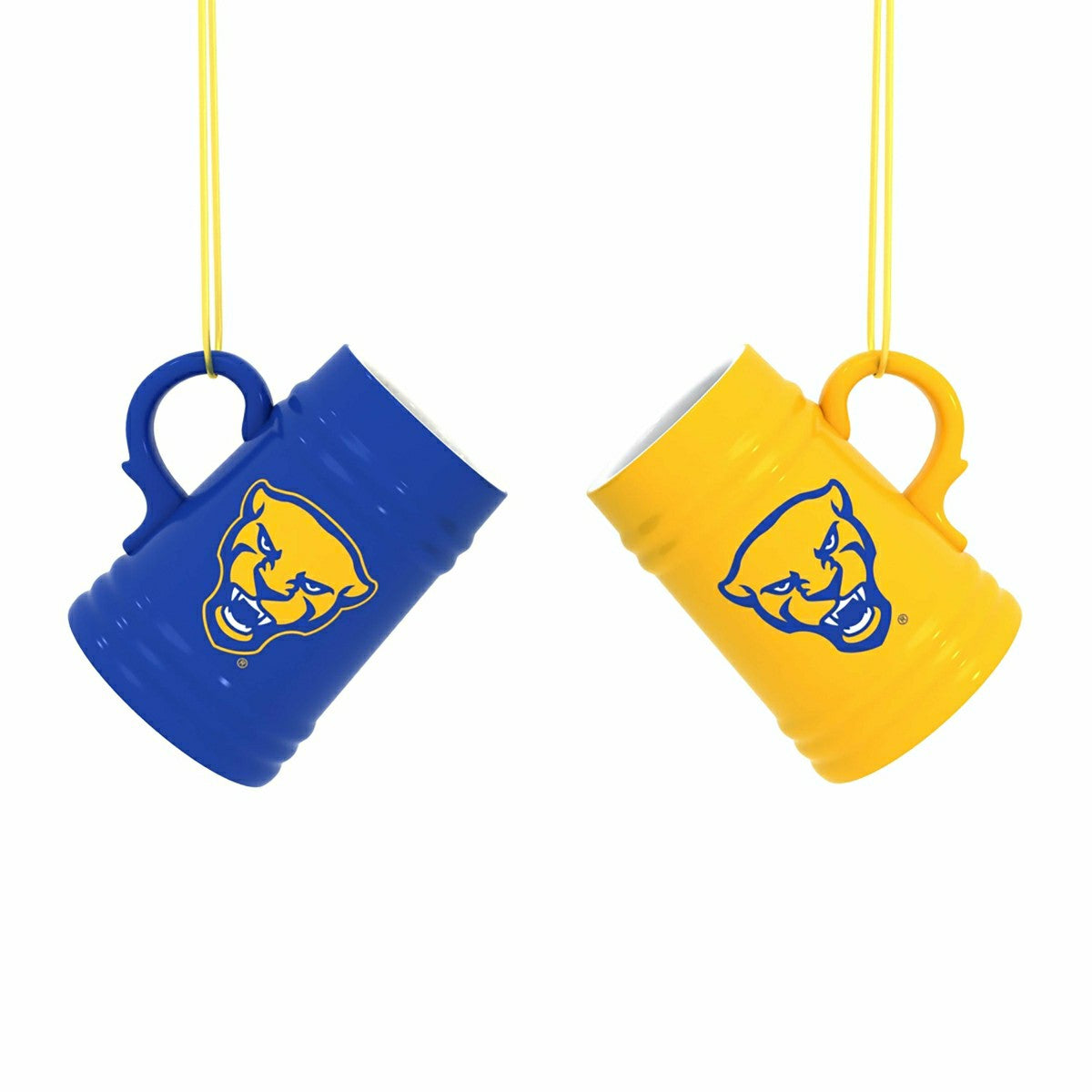 University of Pittsburgh Ceramic Mini Stein, 3oz, set of 2, Collegiate, Home