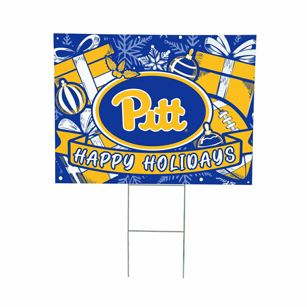 University of Pittsburgh Yard Sign, Holiday, Collegiate, Home
