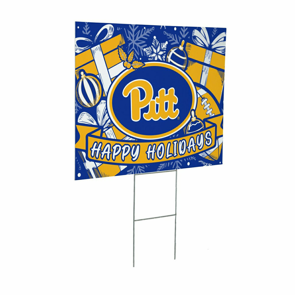 University of Pittsburgh Yard Sign, Holiday, Collegiate, Home