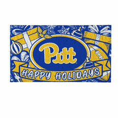 University of Pittsburgh Holiday PVC Mat, 28"x16", Collegiate