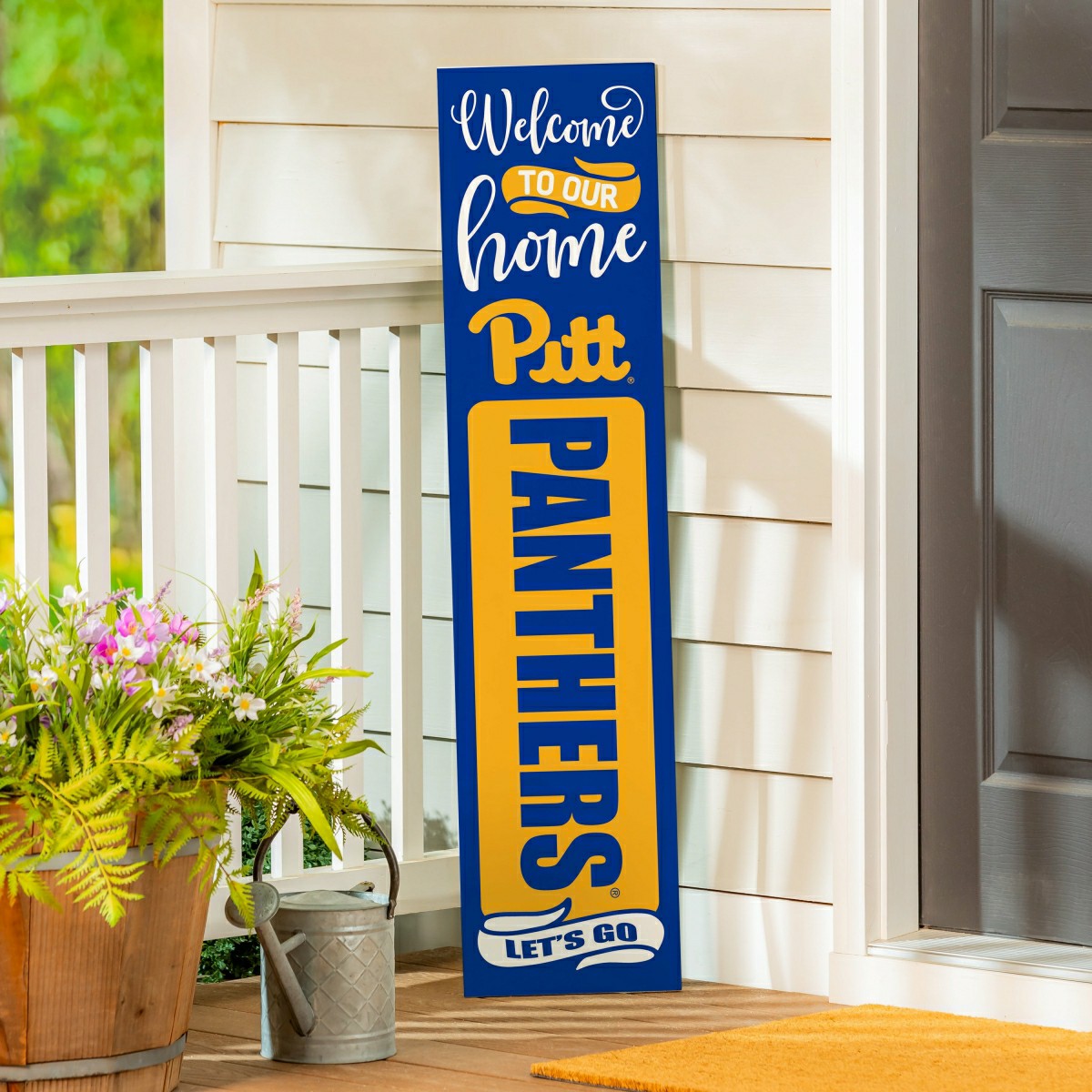 47" Double Sided Leaner, University of Pittsburgh, Halloween, Collegiate, Home