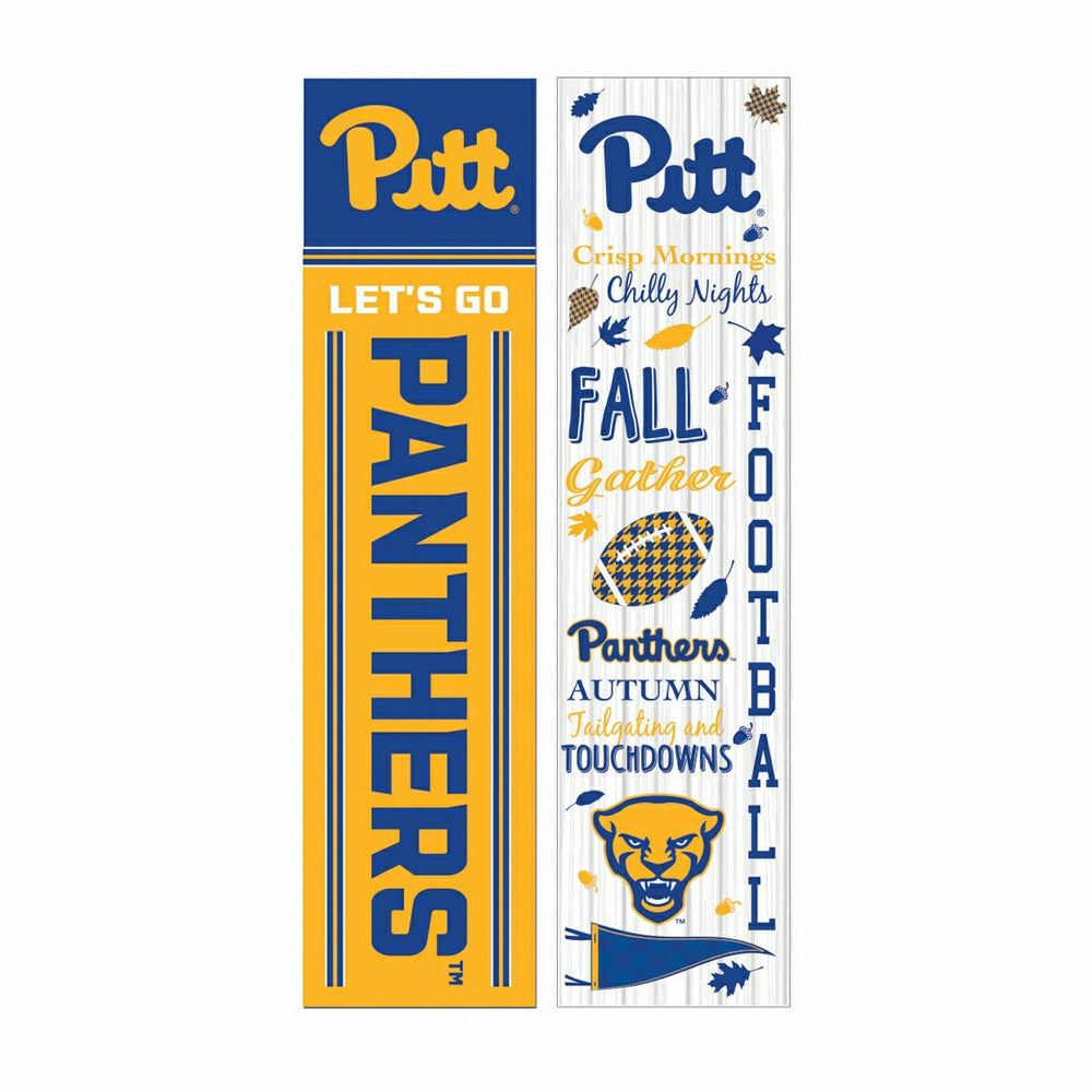 46" Double Sided Leaner, University of Pittsburgh, Fall Seasonal, Collegiate, Home