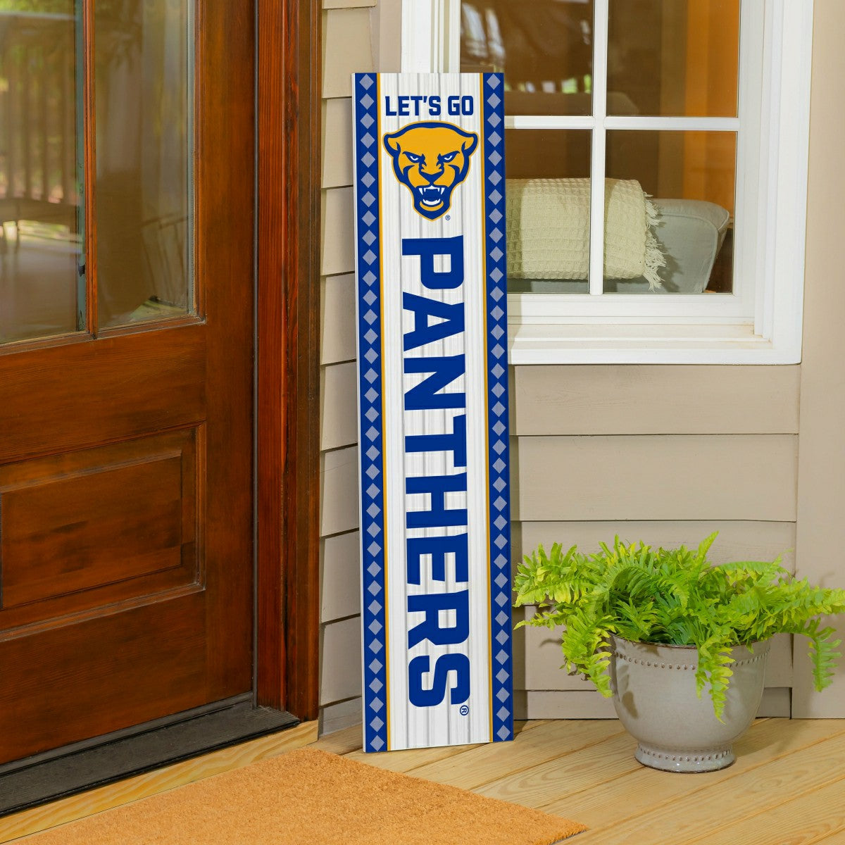 47" Double Sided Leaner, University of Pittsburgh, Christmas, Collegiate, Home